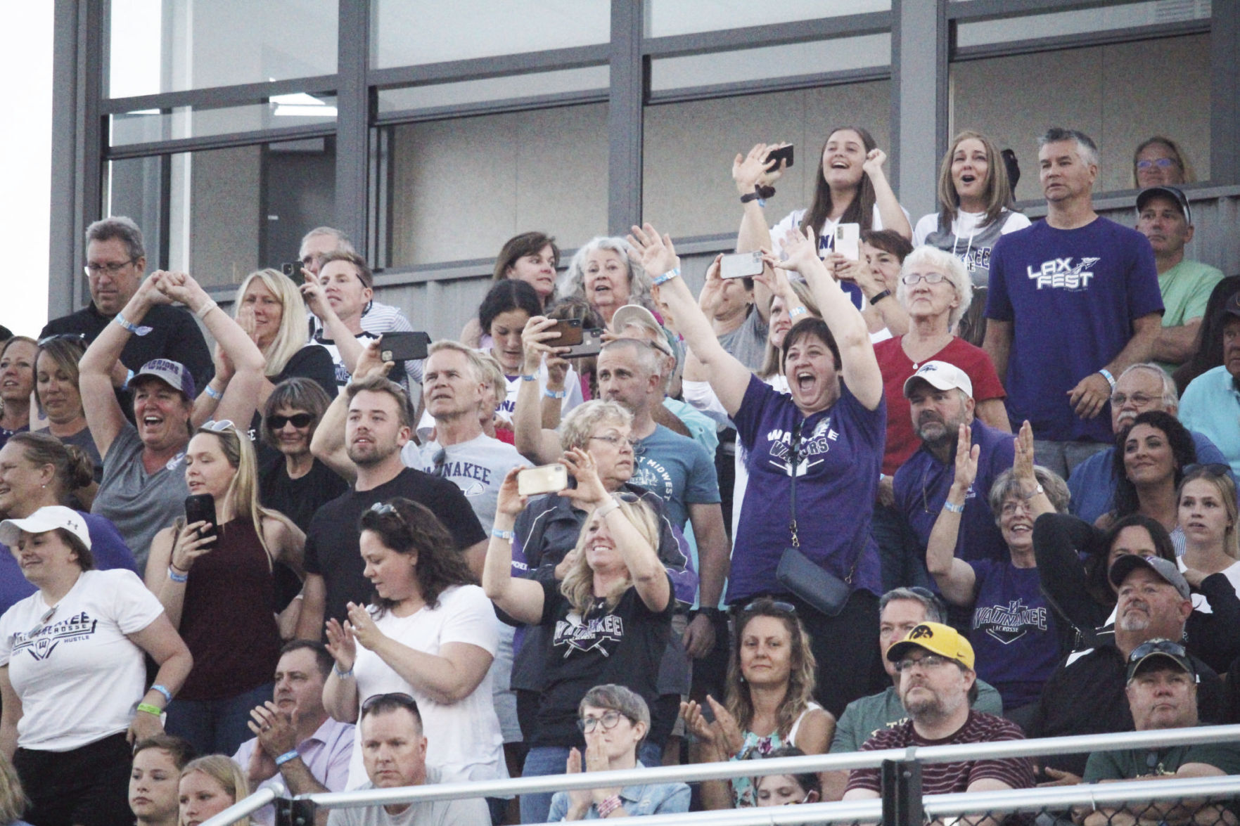 Parents cheer